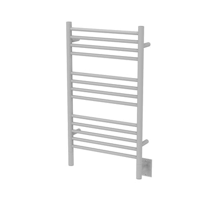 Amba Jeeves C Straight White Towel Warmer, Hardwired, 13 Bars, W 21" H 36"