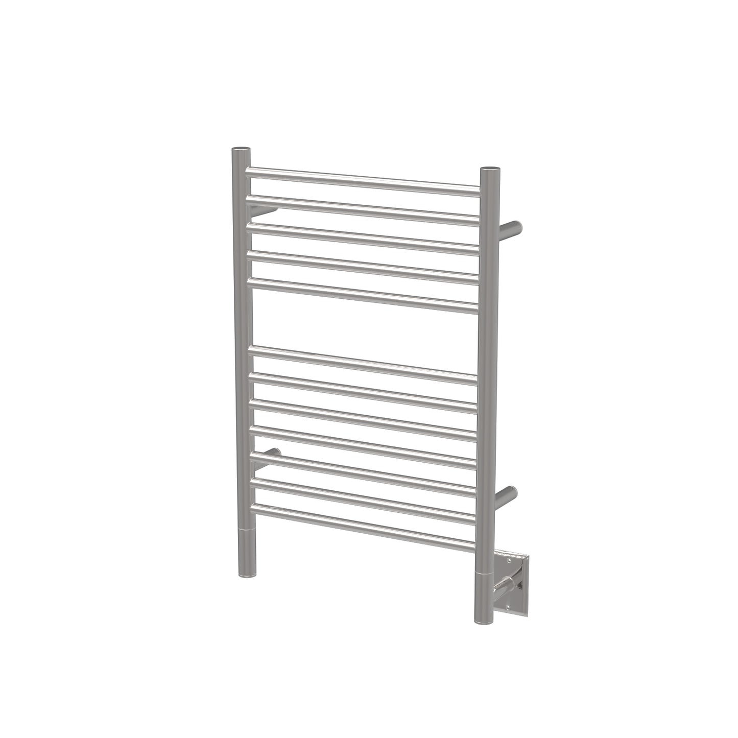 Amba Jeeves E Straight Polished Towel Warmer, Hardwired, 12 Bars, W 21" H 31"