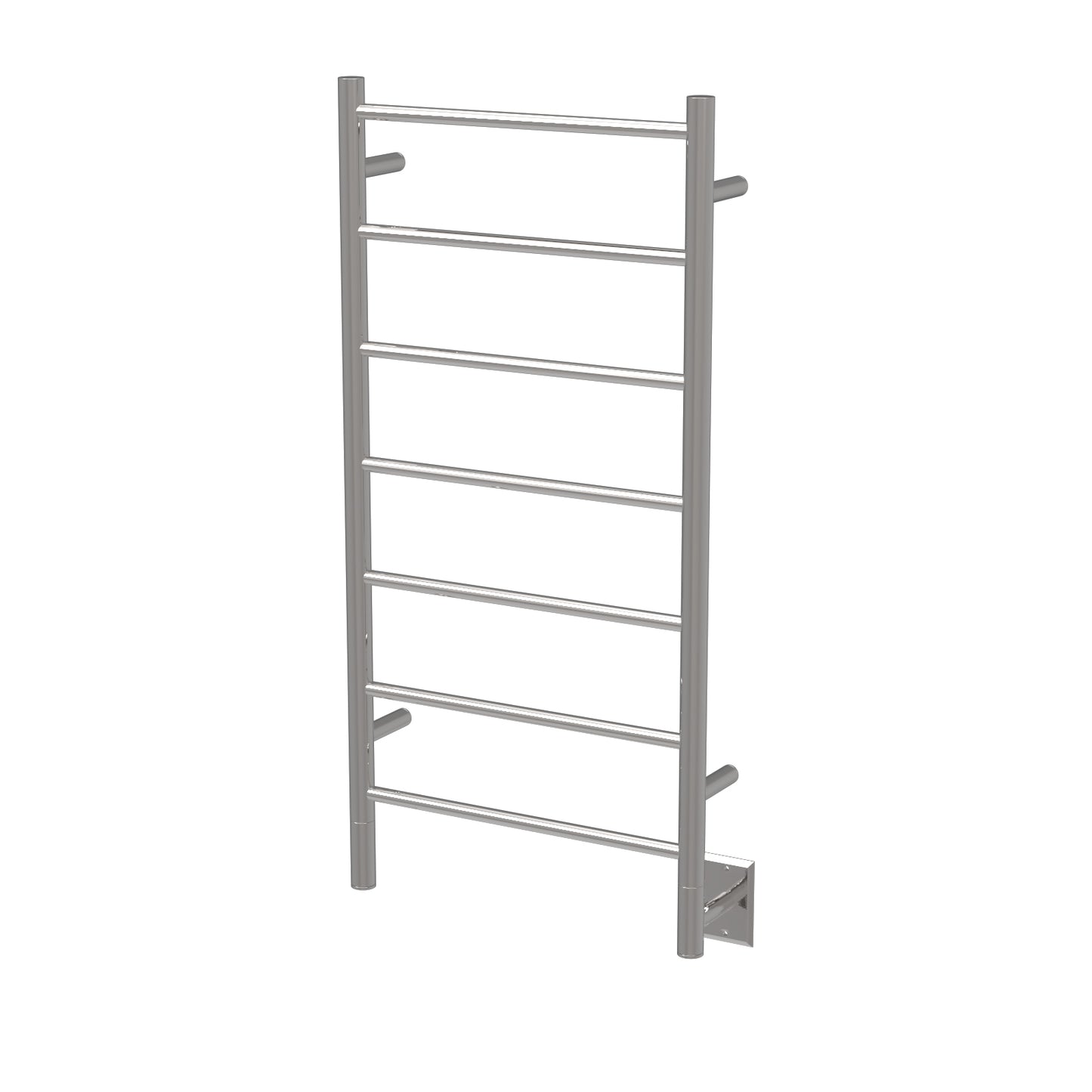 Amba Jeeves F Straight Polished Towel Warmer, Hardwired, 7 Bars, W 21" H 41"