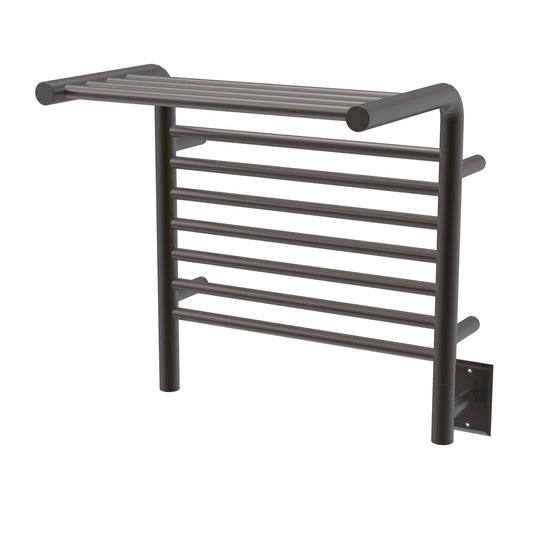 Amba Jeeves M Shelf Oil-Rubbed Bronze Towel Warmer, Hardwired, 11 Bars, W 21" H 22"