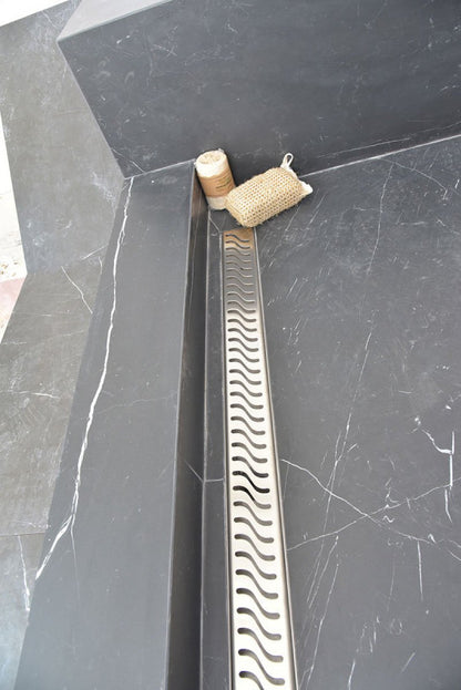 40 Inch Side Outlet Linear Shower Drain by SereneDrains