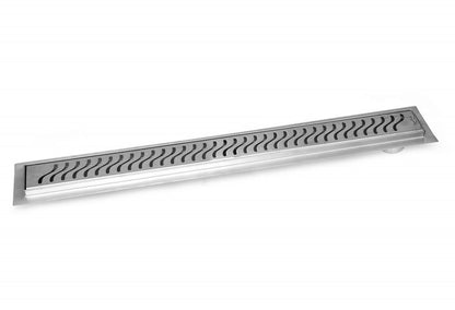 16 Inch Side Outlet Linear Shower Drain by SereneDrains