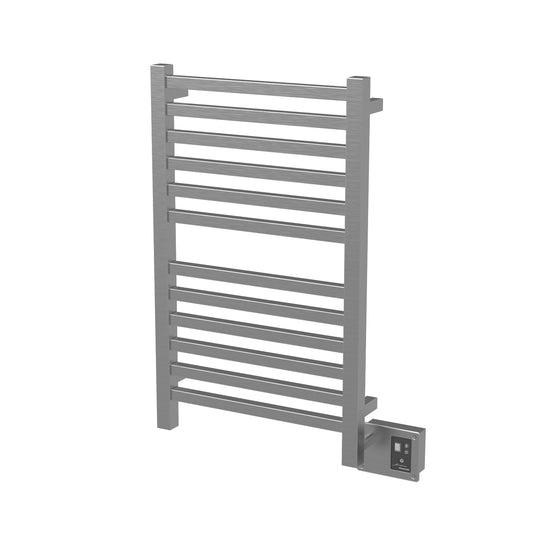 Brushed Towel Warmer, Amba Quadro Model Q2033B, 12 Bars Towel Warmer