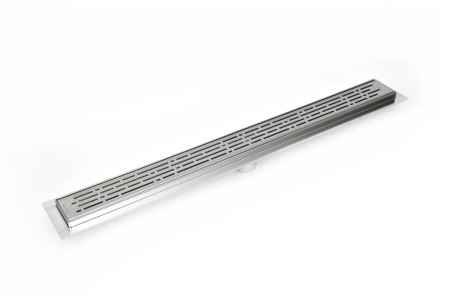 30 Inch Polished Chrome Linear Shower Drains, Broken Lane Design by SereneDrains