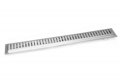 48 Inch Side Outlet Linear Shower Drain by SereneDrains