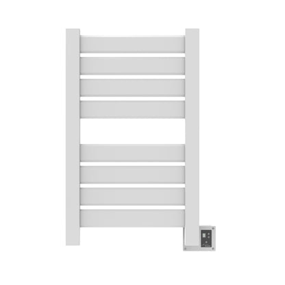 White Towel Warmer, Amba Vega Model V2338W, 8 Bars Towel Warmer