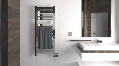 Polished Towel Warmer, Amba Vega Model V2356P, 12 Bars Towel Warmer