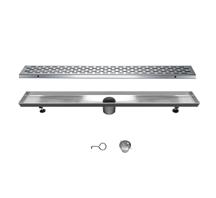 32 Inch Stainless Steel Linear Drain with Leveling Feet, Dawn® USA LYE320304