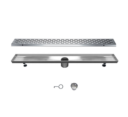 32 Inch Stainless Steel Linear Drain with Leveling Feet, Dawn® USA LYE320304