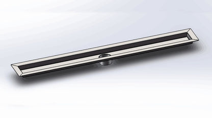 30 Inch Invisible Linear Shower Drain by SereneDrains